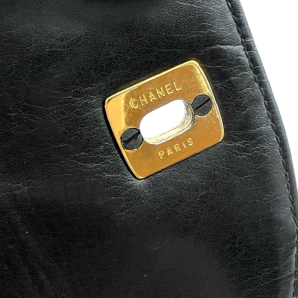 ✈️sold✈️Chanel Black Gold Bag Bum bag Belt - Picture 16 of 16